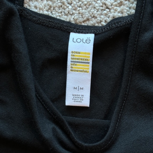 Like New Lole Women's Black Criss Cross Back "Sunseta" Flowy Mini Dress - Picture 5 of 5